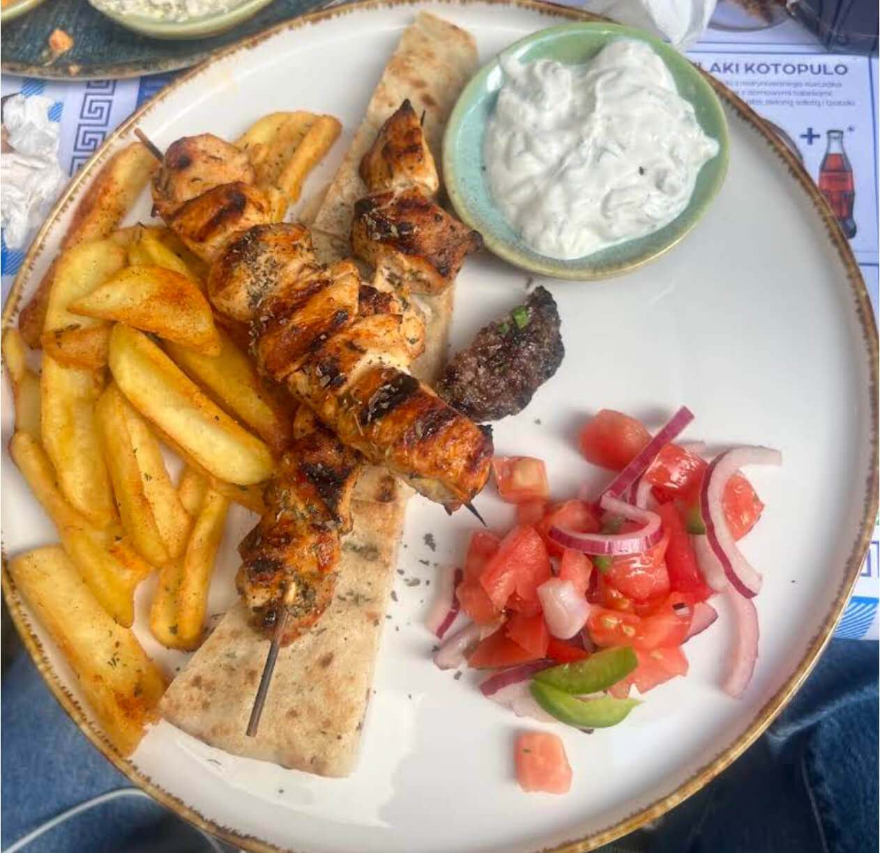 Souvlaki z Kurczaka
